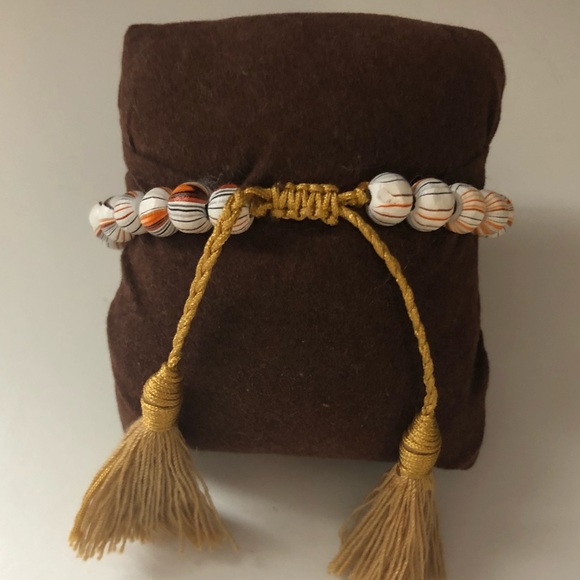 Multi-color Beaded Bracelet With Skull - Picture 3 of 4